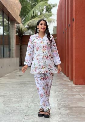 Multicolor Printed Cotton Co Ord Sets