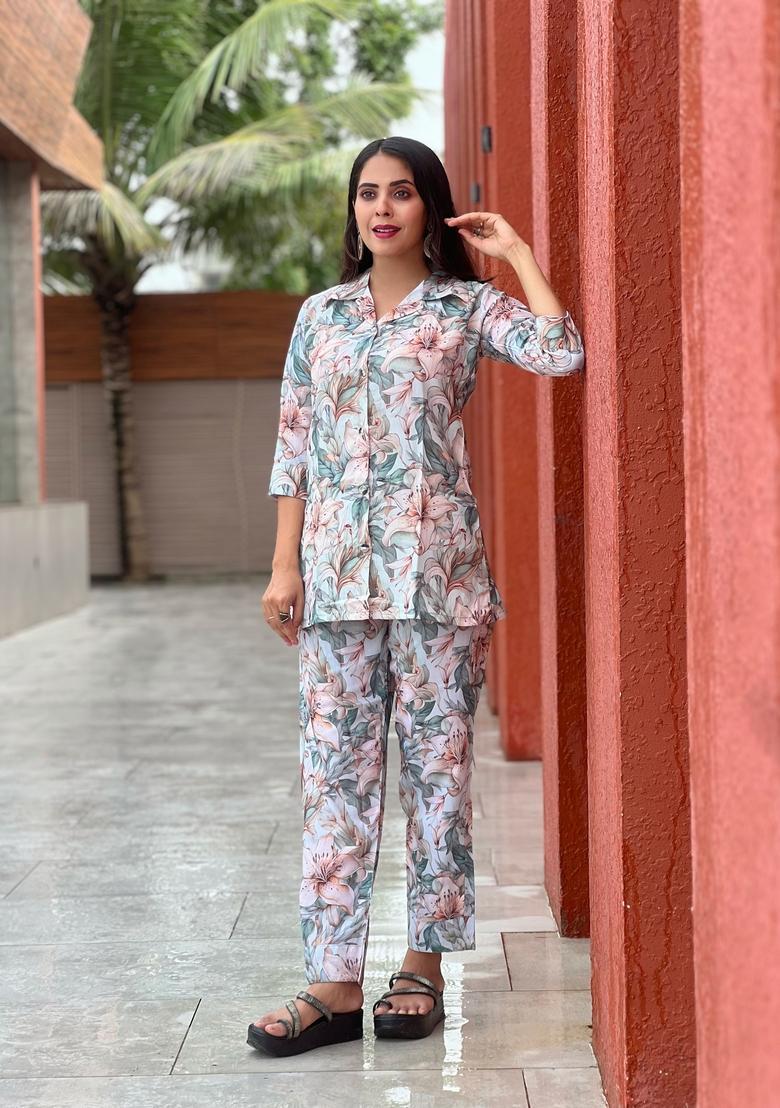 Multicolor Printed Cotton Co Ord Sets - Indya