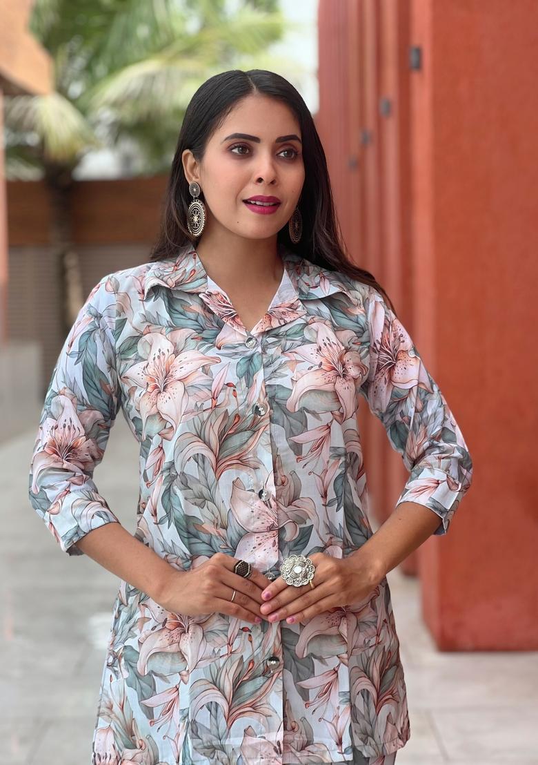 Multicolor Printed Cotton Co Ord Sets - Indya