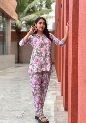 Multicolor Printed Cotton Co Ord Sets