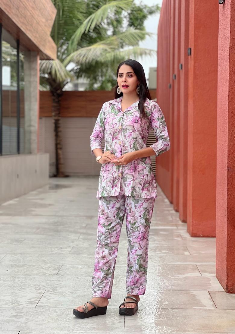 Multicolor Printed Cotton Co Ord Sets - Indya