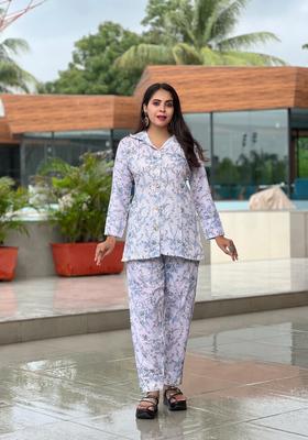 Multicolor Printed Cotton Co Ord Sets