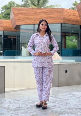 Multicolor Printed Cotton Co Ord Sets