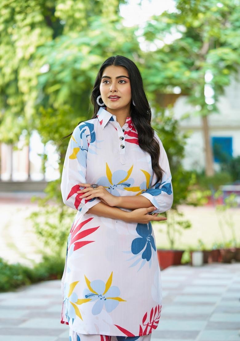 Multicolor Printed Cotton Co Ord Sets - Indya