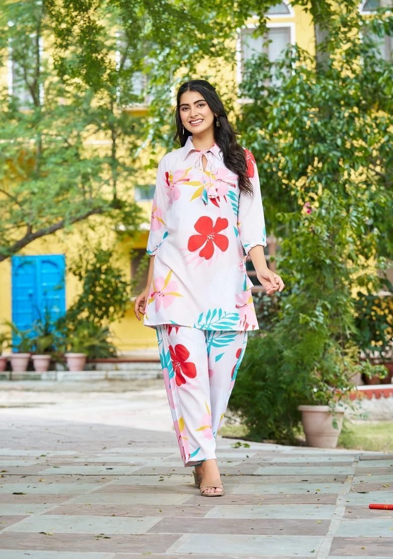 Multicolor Printed Cotton Co Ord Sets - Indya