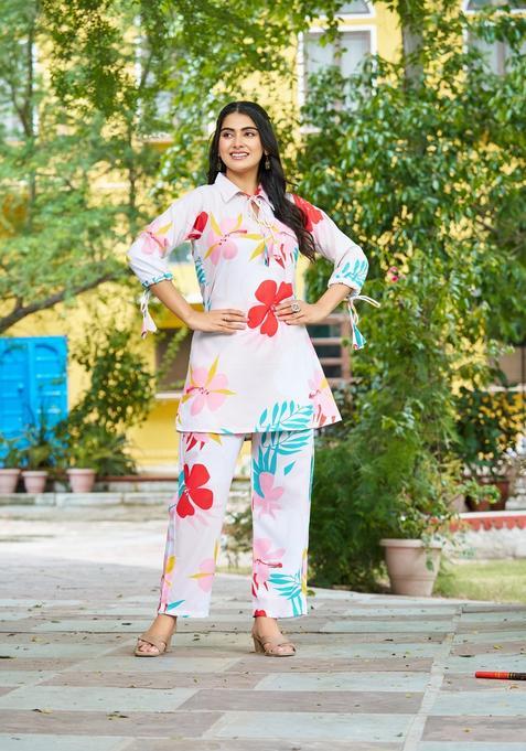 Multicolor Printed Cotton Co Ord Sets