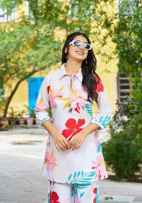 Multicolor Printed Cotton Co Ord Sets