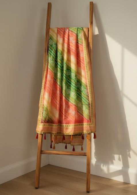 Multicolor Printed Cotton Dupatta