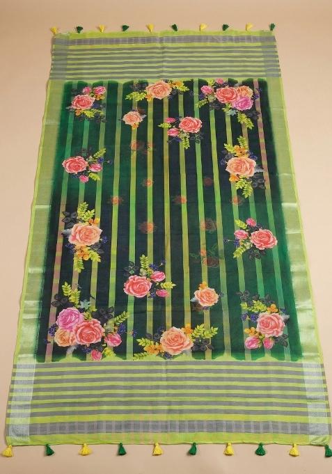 Multicolor Printed Cotton Dupatta