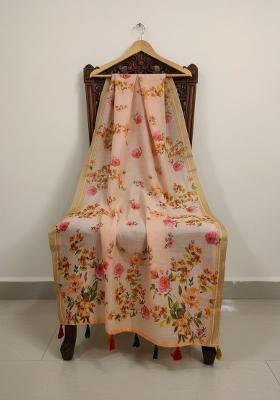 Multicolor Printed Cotton Dupatta