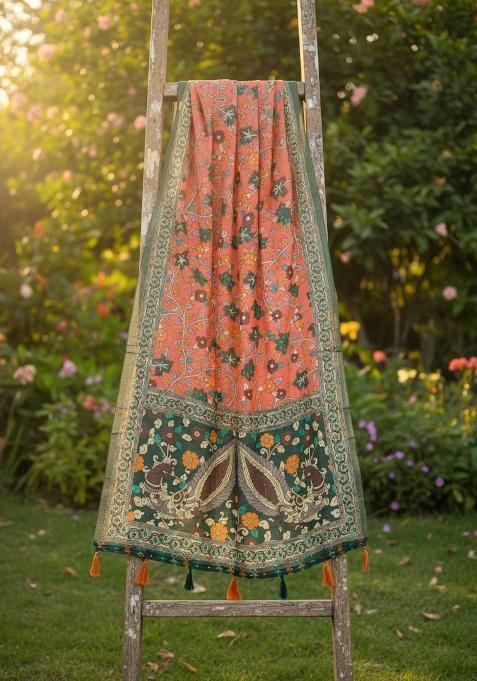 Multicolor Printed Cotton Dupatta