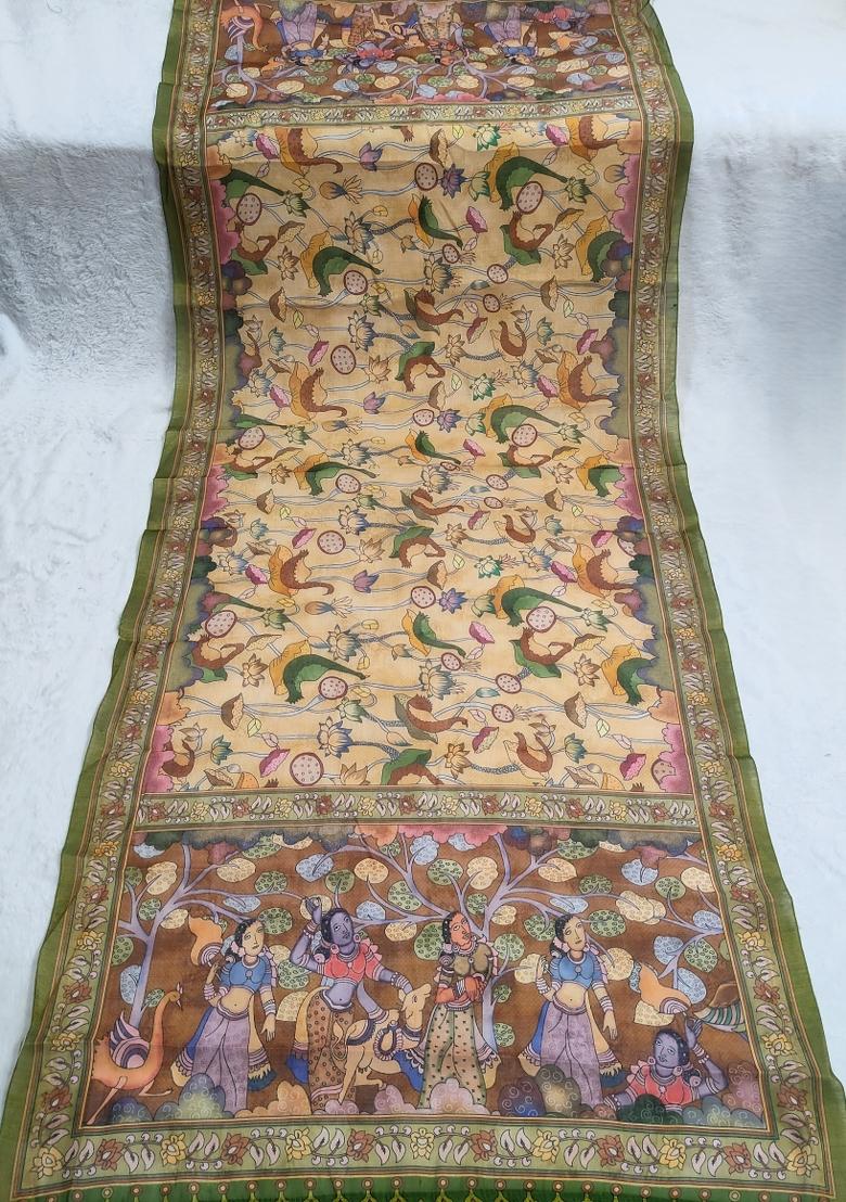 Multicolor Printed Cotton Dupatta - Indya
