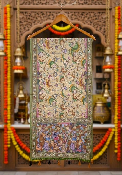 Multicolor Printed Cotton Dupatta