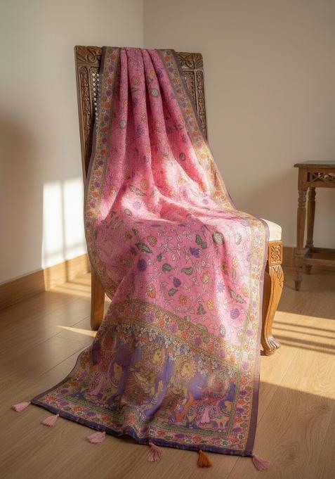 Multicolor Printed Cotton Dupatta