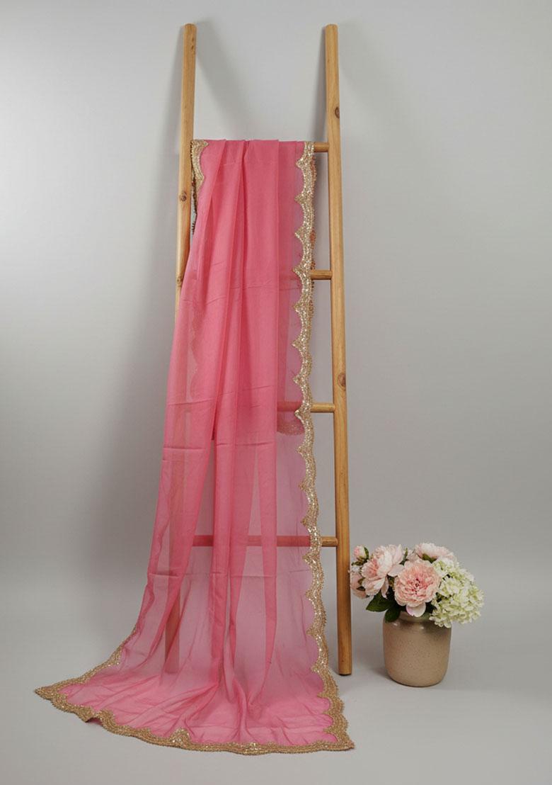 Gajari Printed Silk Dupatta - Indya