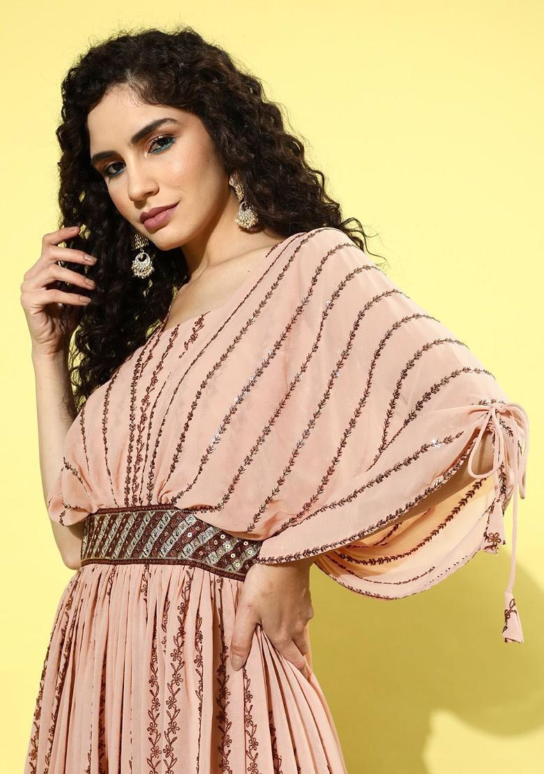 Sequin Embroidered Ethnic Dresses for Weddings & Festive Events