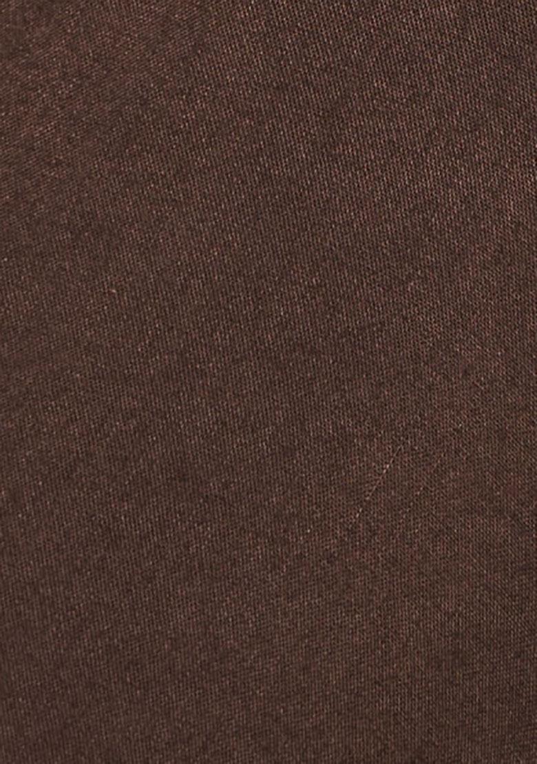 Brown Embroidered Rayon Anarkali Kurta