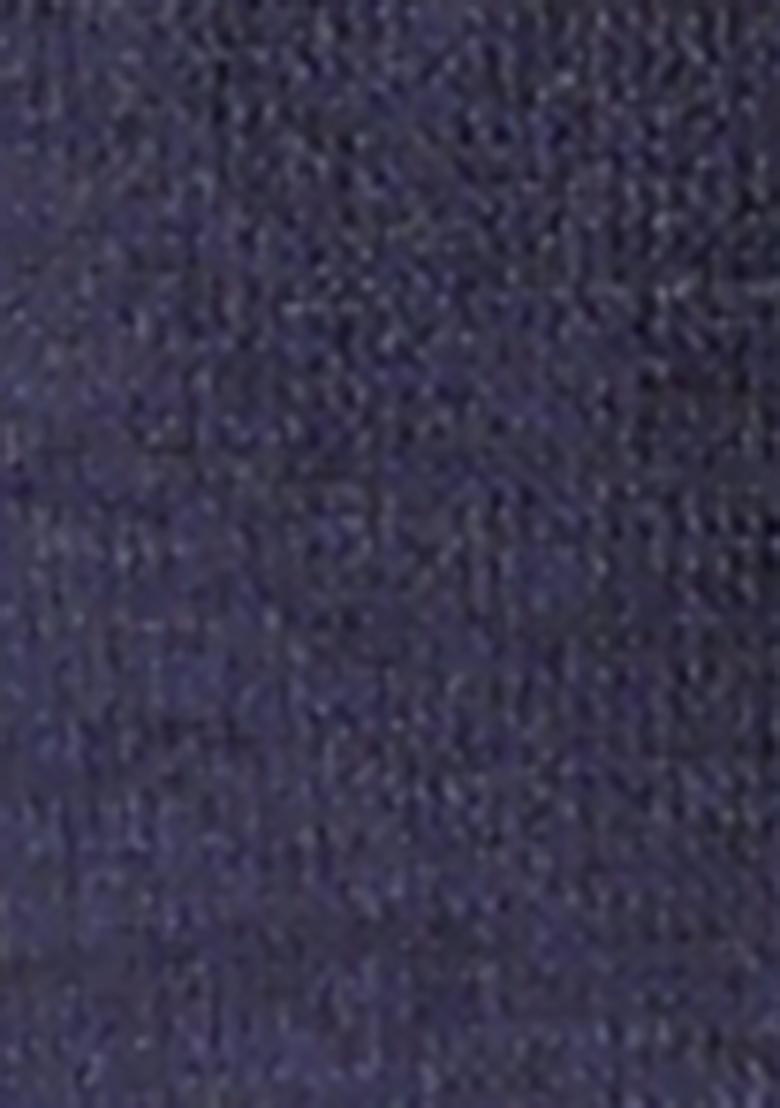 Navy Blue Hand Embroidery Chanderi Kaftan Set