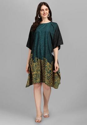 Multicolor Printed Polyester Kaftan