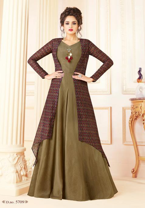 Multicolor Digital Print Muslin Kurta Set