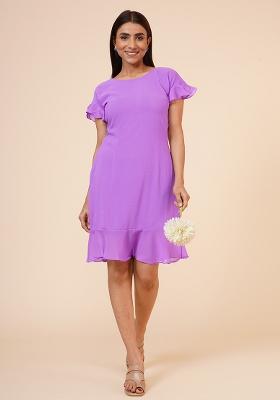 Mauve Georgette Dress