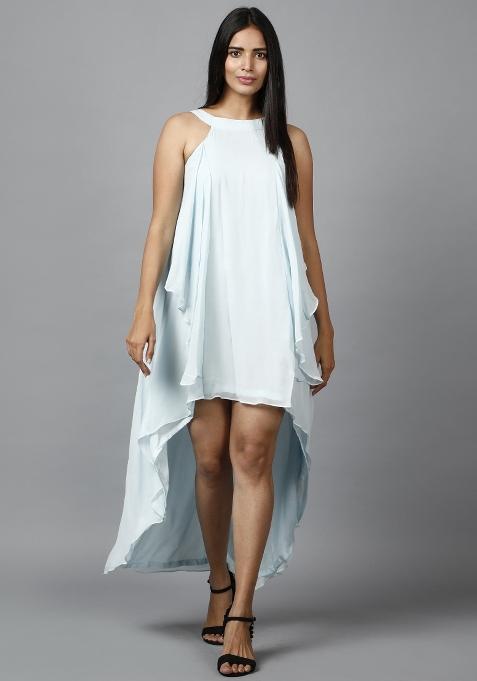 Light Blue Georgette Dress