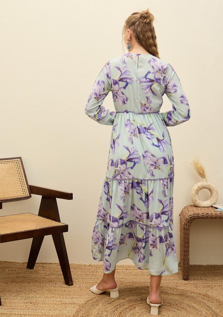 See Green Printed Summer Cool Dresses