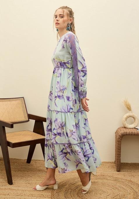 See Green Printed Summer Cool Dresses