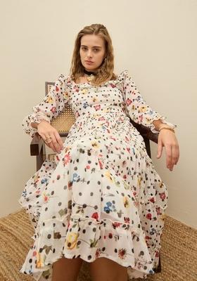 Off White Embroidered Summer Cool Dresses