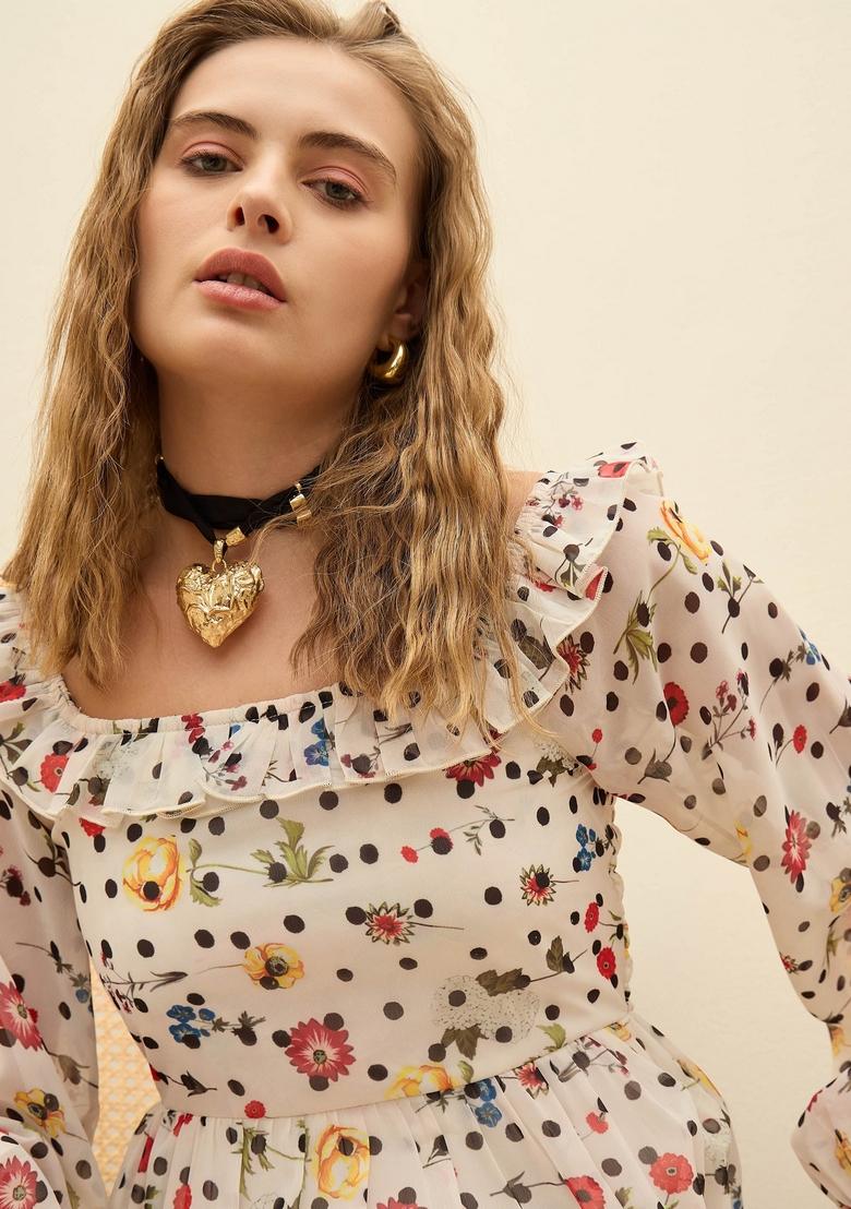 Off White Embroidered Summer Cool Dresses