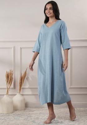 Black embroidered Cotton Co Ords Sets