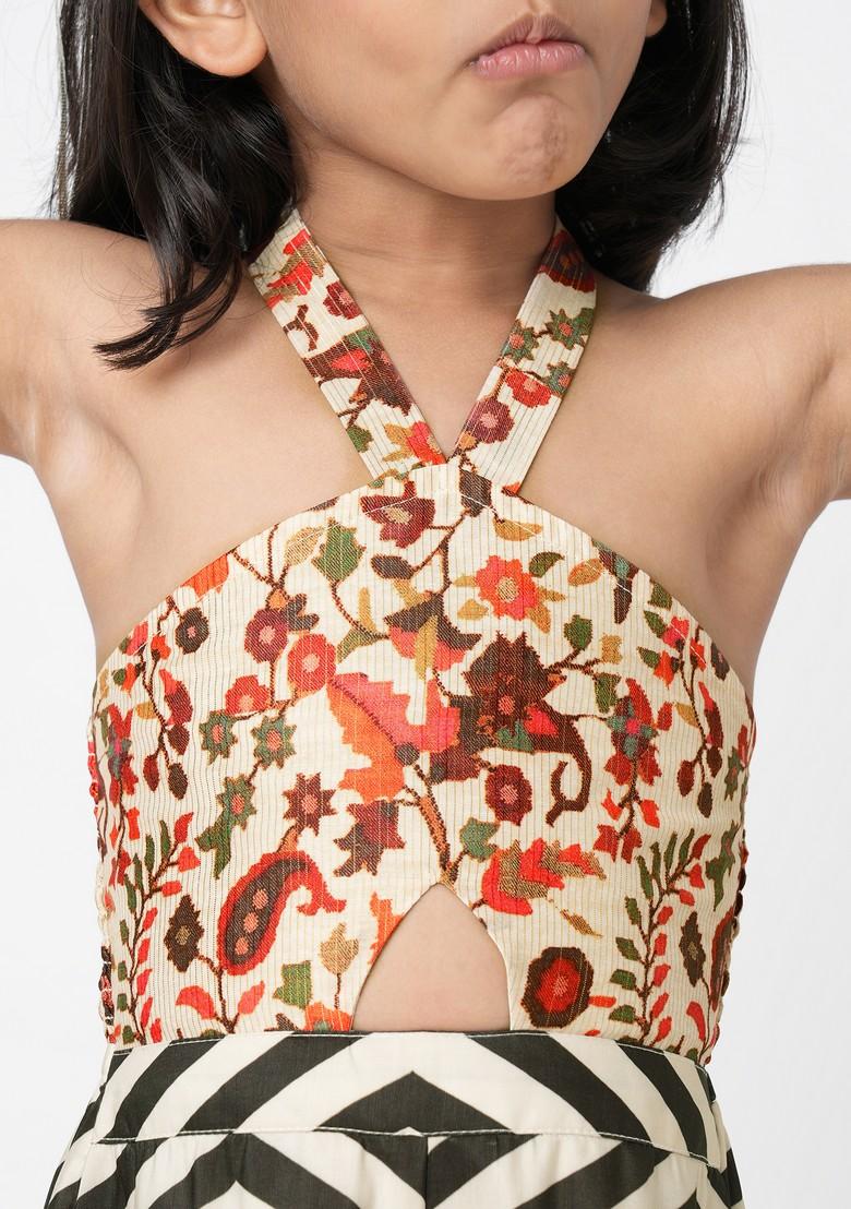 Yellow Digital Print Print Jumpsuit