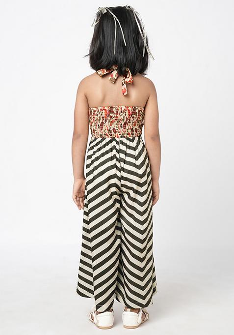 Yellow Digital Print Print Jumpsuit