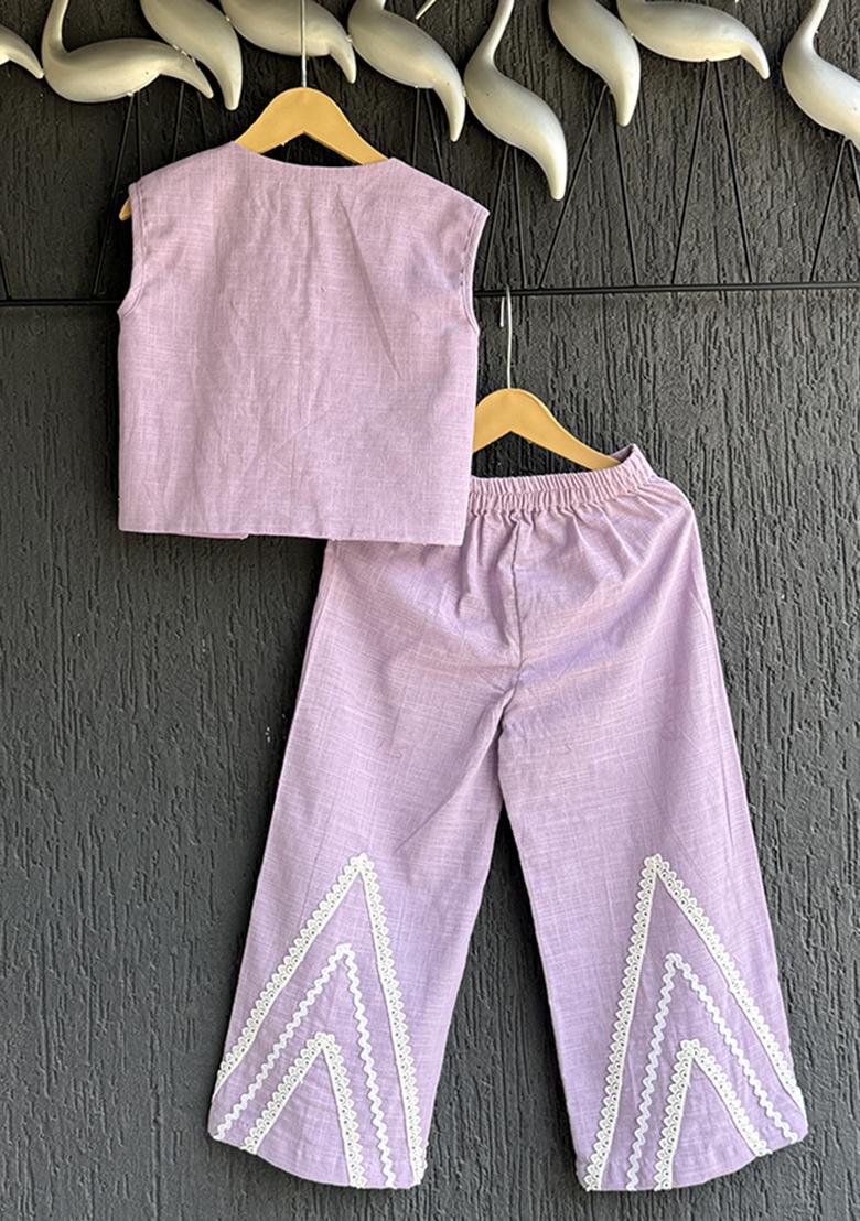 Lavendar Co Ord Set For Girls