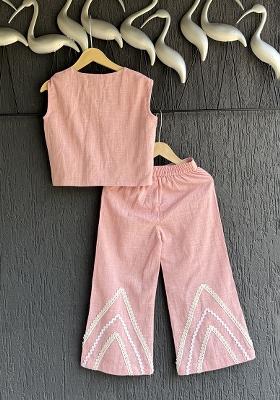 Pink Co Ord Set For Girls