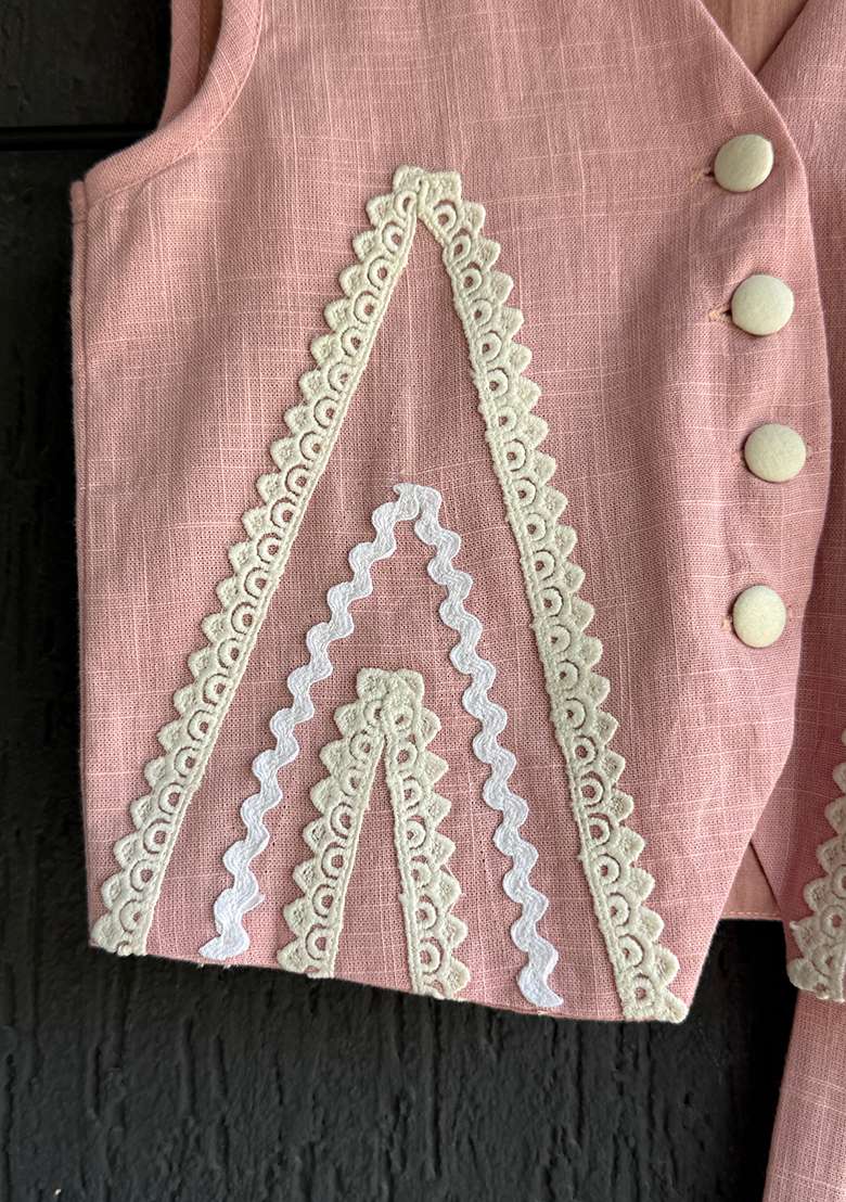Pink Co Ord Set For Girls - Indya