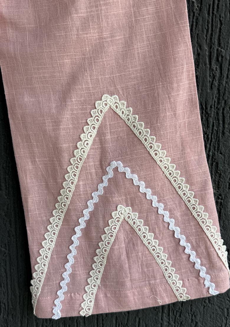 Pink Co Ord Set For Girls