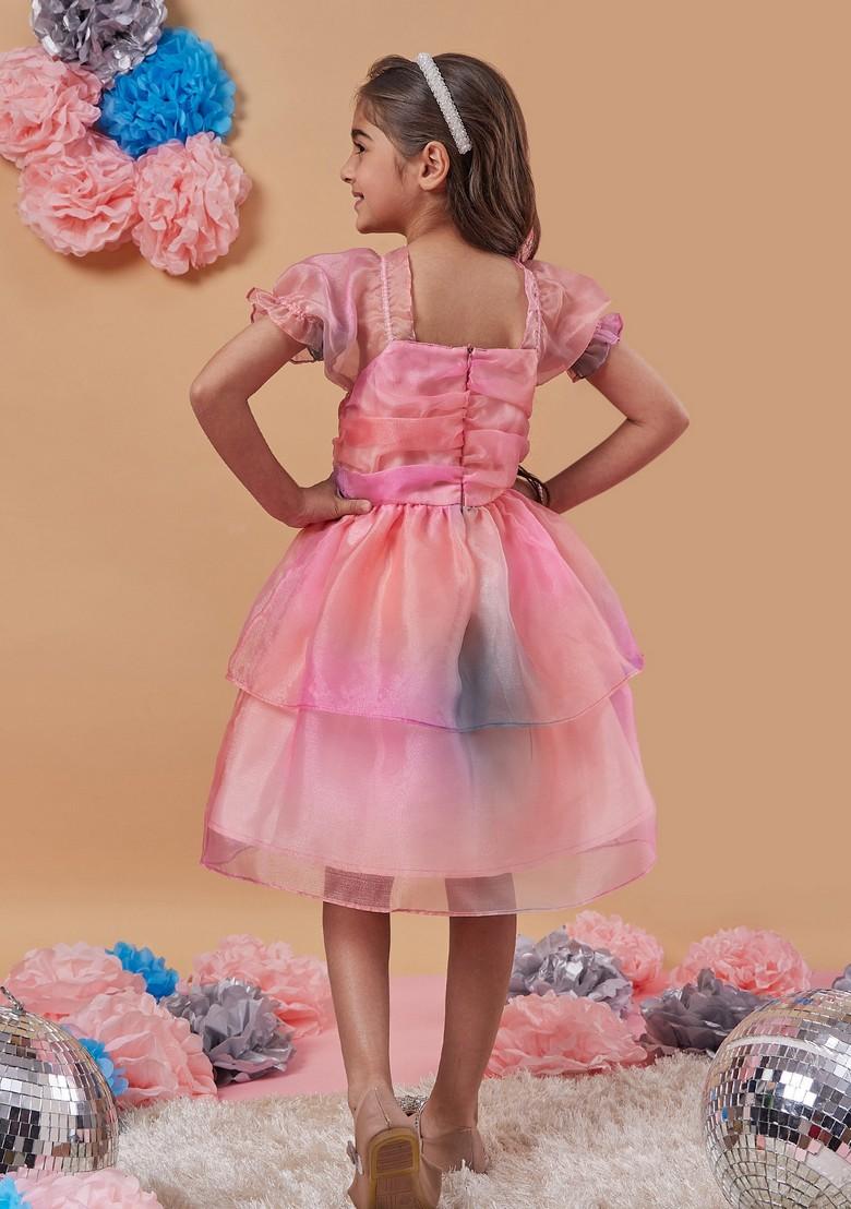 Multicolour Organza Dress