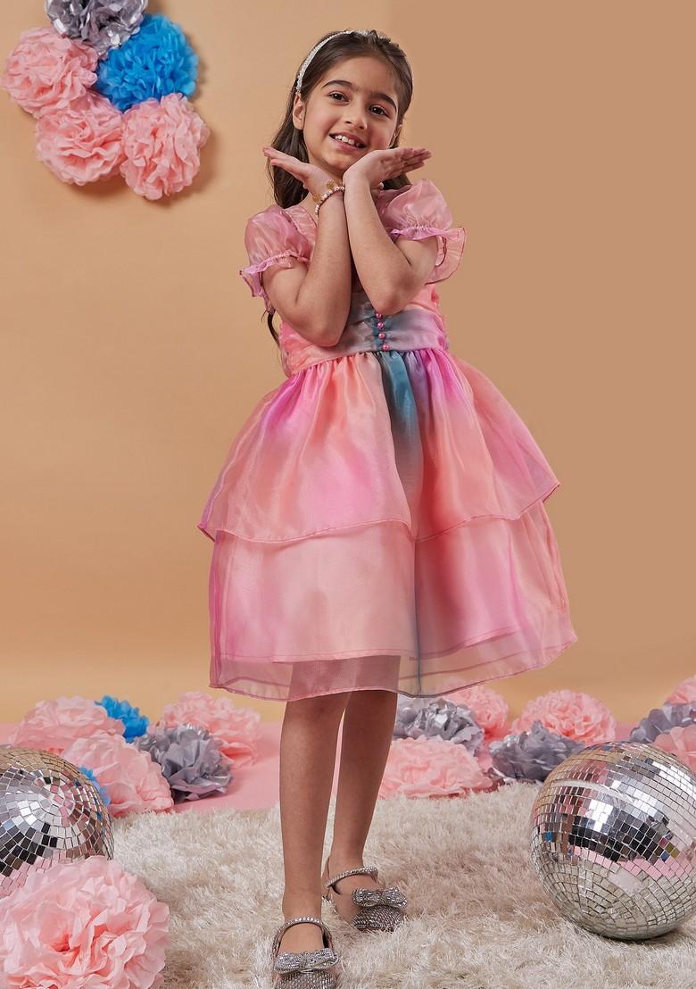 Multicolour Organza Dress