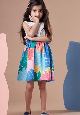 Multicolour Printed Cotton Dress