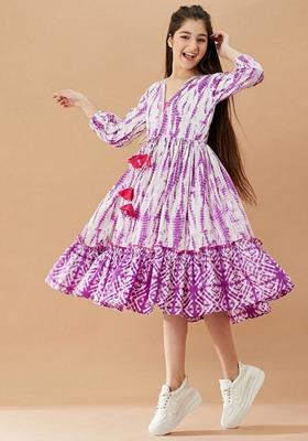 Purple Cotton Dress