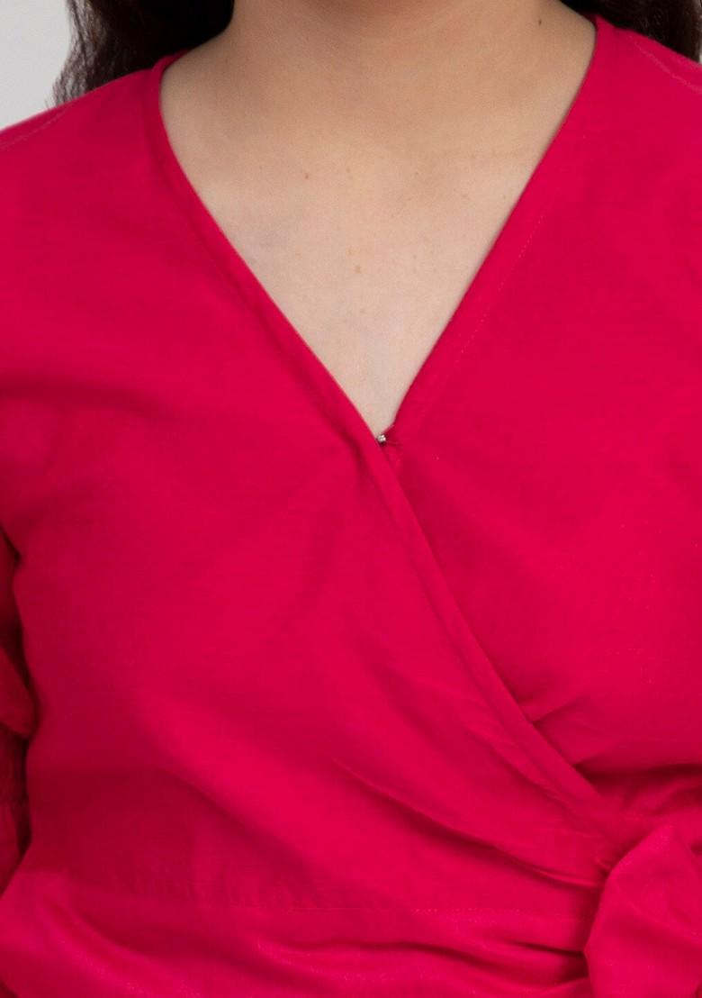 Pink Printed Lehenga With Blouse (Set of 2)