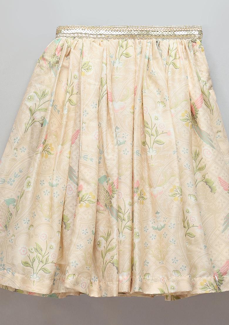 Pastel Colors Embroidered Organza Lehngas For Girls