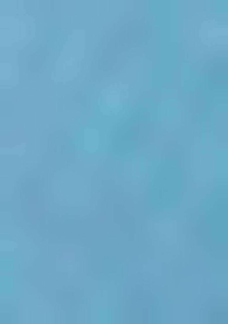 Blue Embellished And Sequined Poly Blend Saree Set For Girls