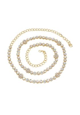 Gold Plated Traditional Ethnic Kundan And Stone Studded Adjustable Kamarband