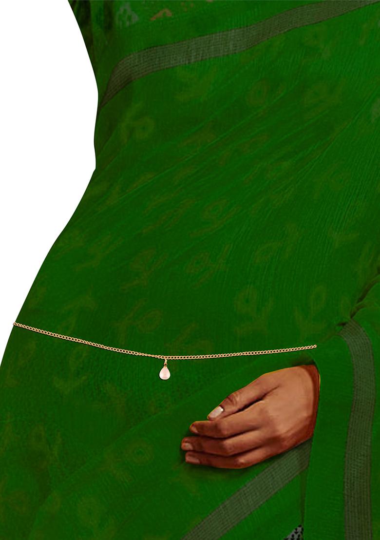 Gold Plated Traditional Ethnic Adjustable Chain Kamarband