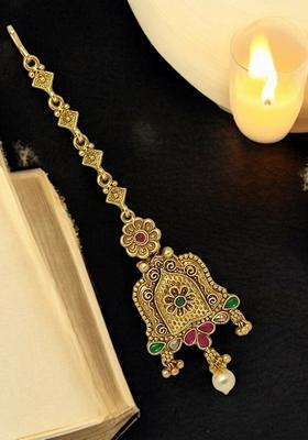 Gold Plated Maang Tikka