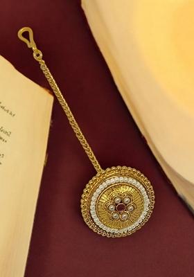 Gold Plated Maang Tikka