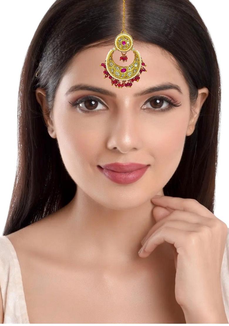 Gold Plated Maang Tikka