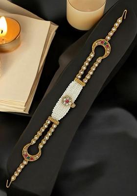 Gold Kundan Studded Mathapatti